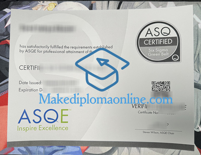 ASQE Certificate