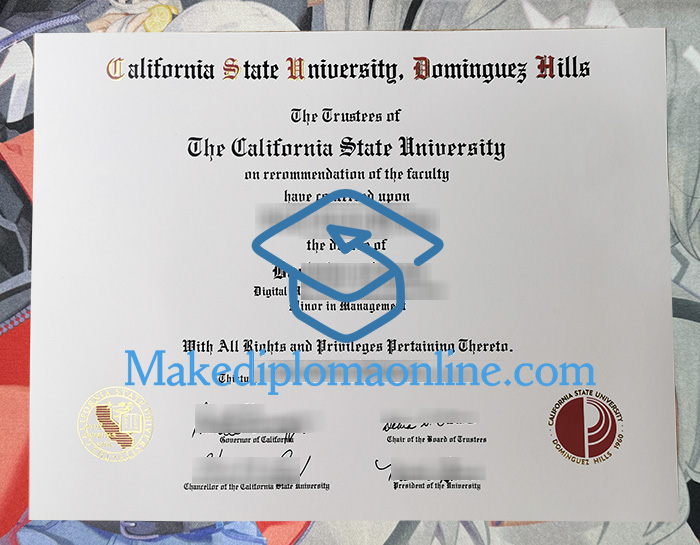 Fake CSUDH Diploma