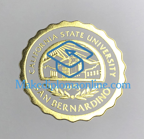 Fake CSUSB Diploma seal