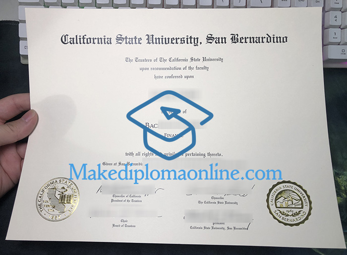Fake CSUSB Diploma