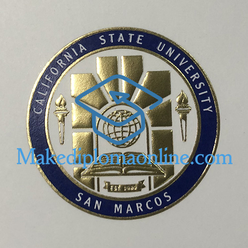 California State University, San Marcos Diploma seal