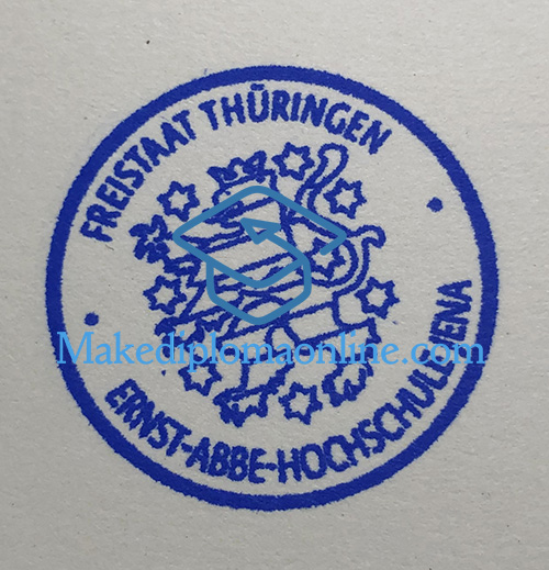 Fake JGU Urkunde Seal