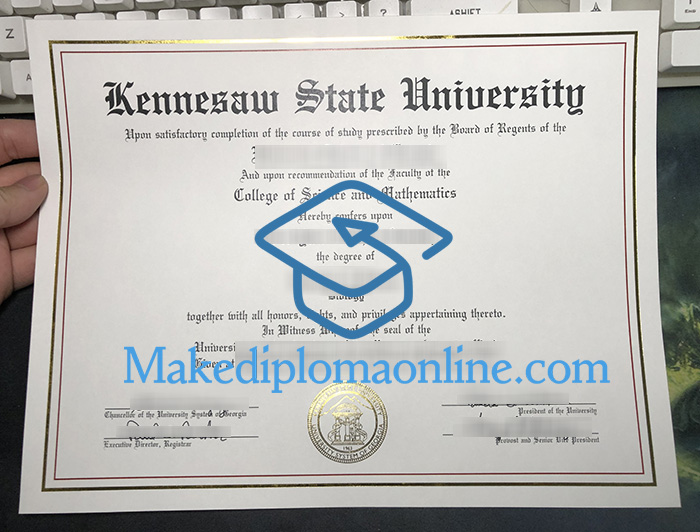 Fake KSU Diploma