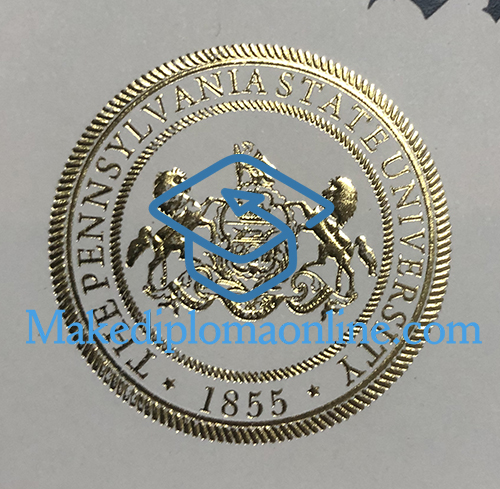 Fake PSU Diploma seal