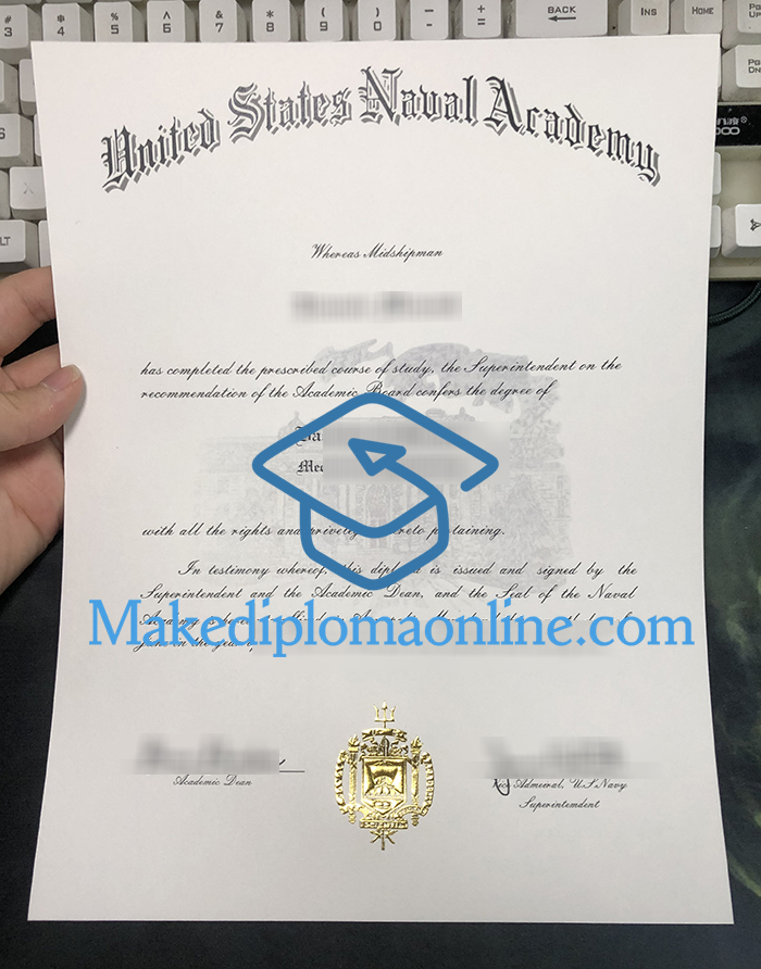 USNA Diploma