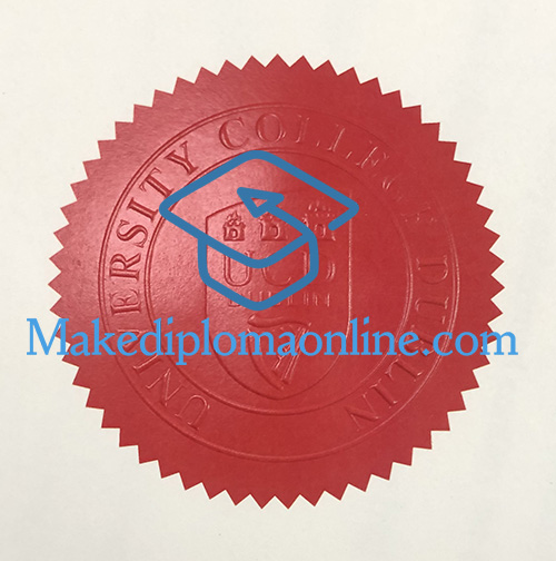 Fake UCD Diploma Seal