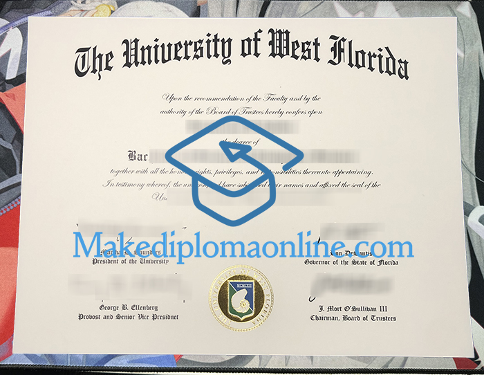 Fake West Florida Diploma