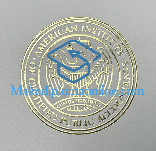 AICPA Certificate seal