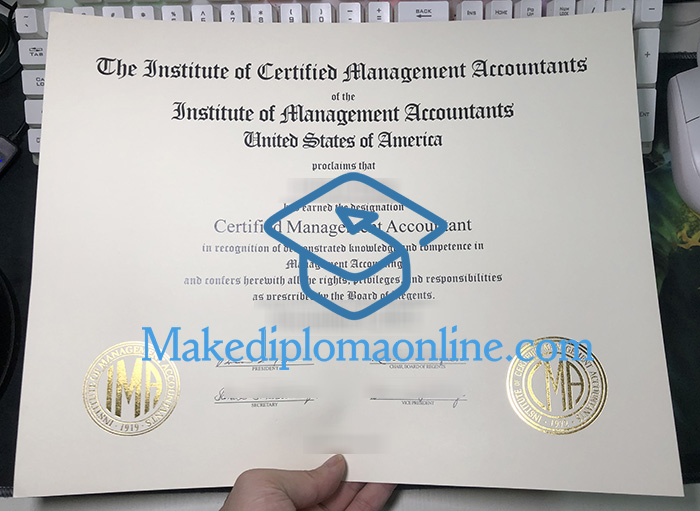  CMA Certificate