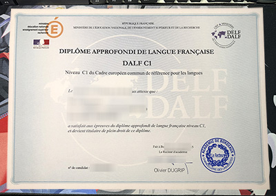 DALF C1 Certificate