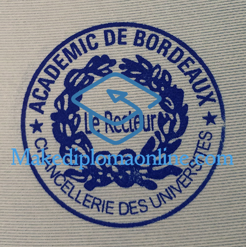 DELF B1 Certificate seal