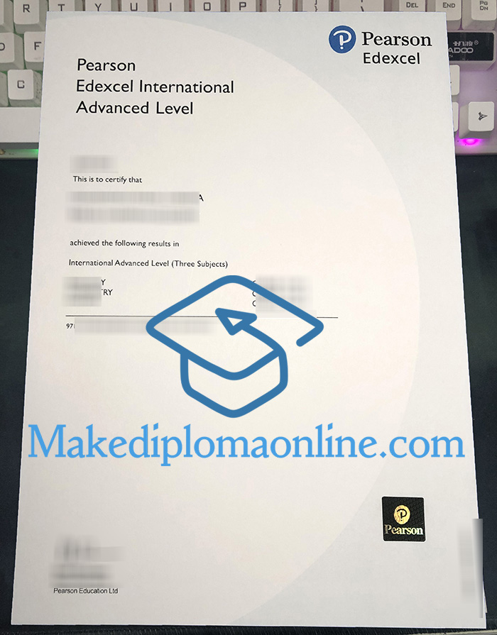 Pearson Edexcel IAL Certificate
