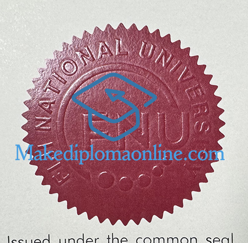 Fake FNU Diploma seal