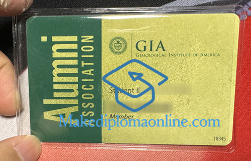 GIA Student card