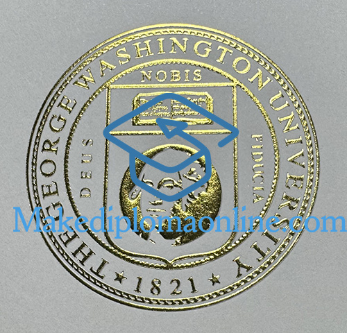 GWU Diploma seal