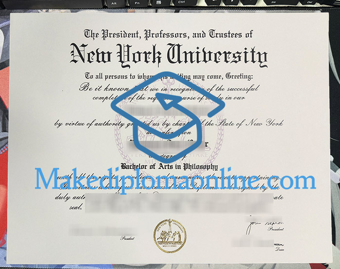 NYU Diploma