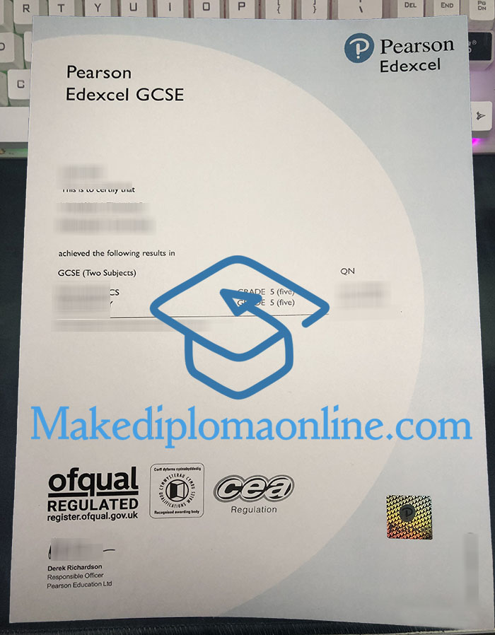 Pearson Edexcel GCSE Certificate