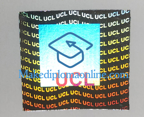 UCL Degree Hot Stamping Hologram