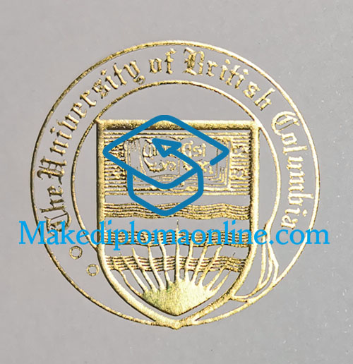 UBC Diploma seal