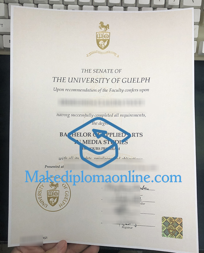 University of Guelph Diploma