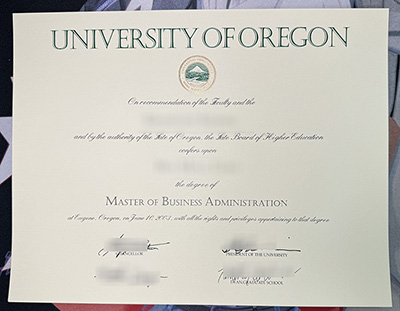 University of Oregon Diploma