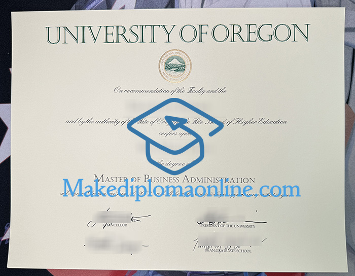 University of Oregon Diploma