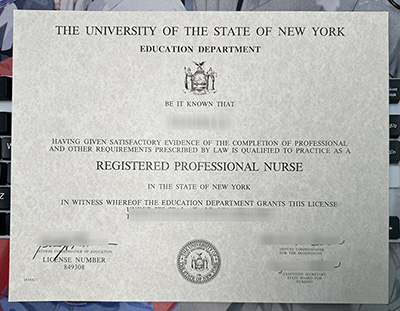 Fake USNY Diploma