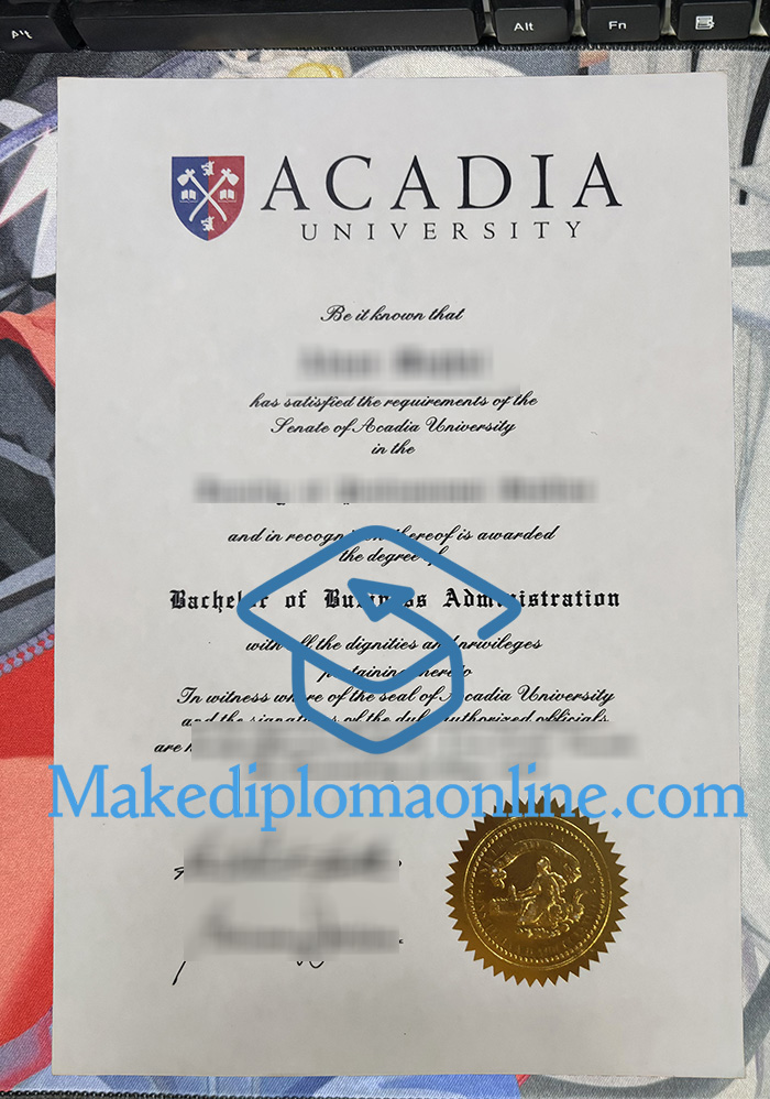 Acadia University Diploma