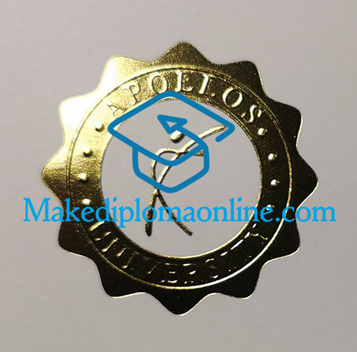 Apollos University Diploma seal