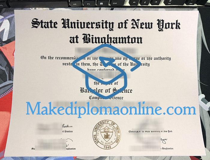 Binghamton University Diploma