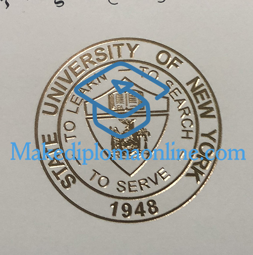 Binghamton University Diploma seal