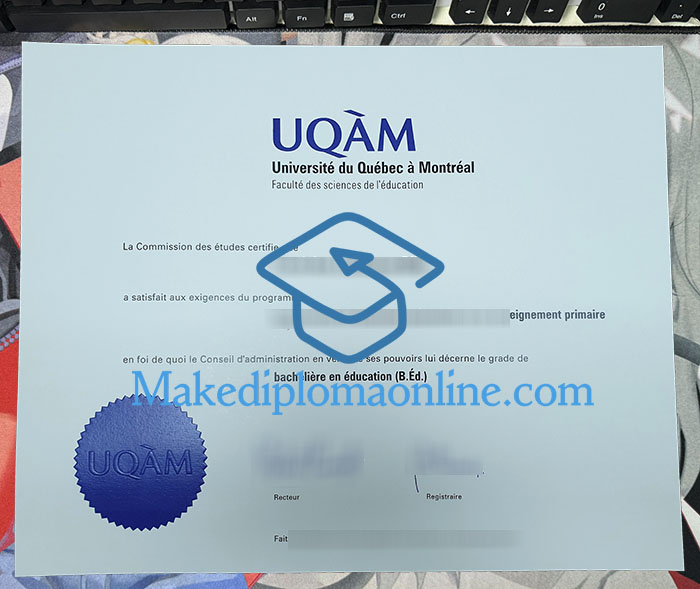 UQAM Diploma