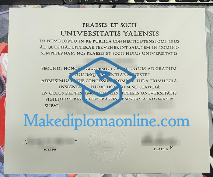 Yale University Diploma