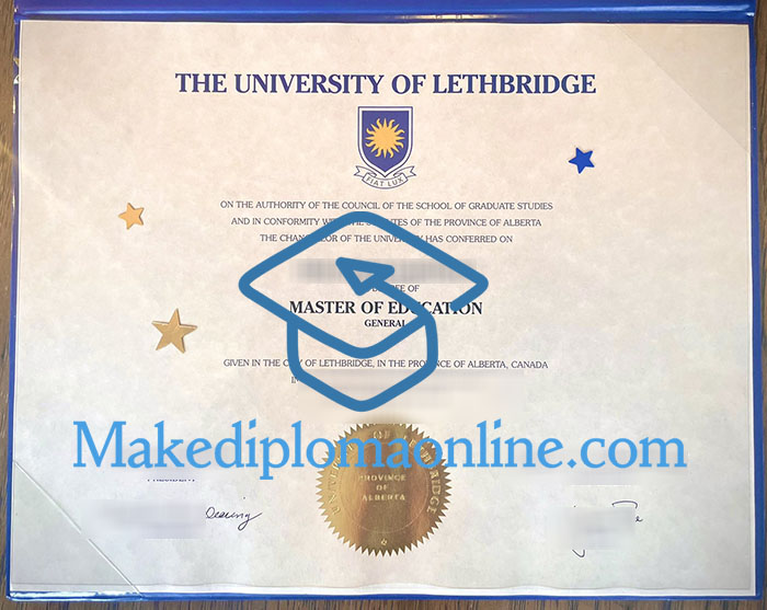 University of Lethbridge Diploma