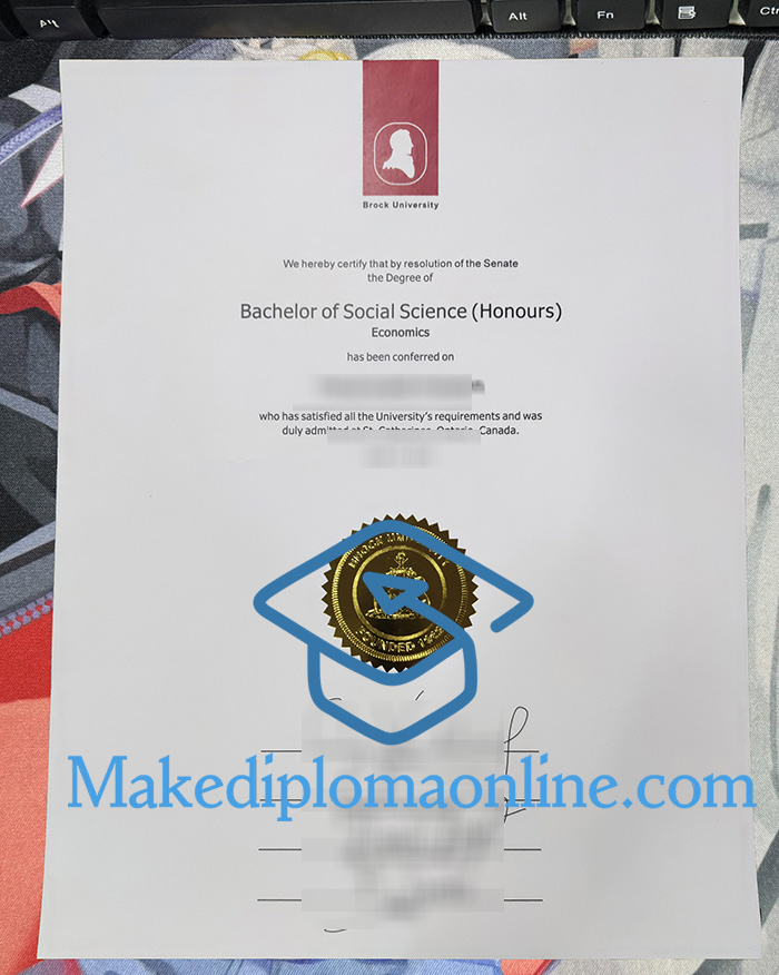Brock University Diploma