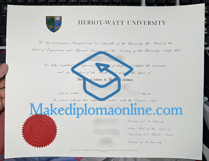 Heriot-Watt University Diploma