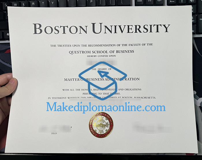 Boston University Diploma