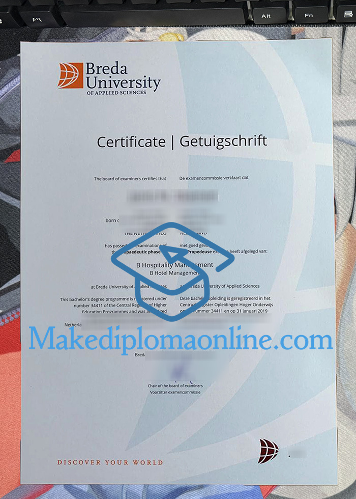 Breda University of Applied Sciences Diploma