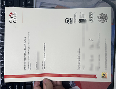 City & Guilds NVQ Certificate
