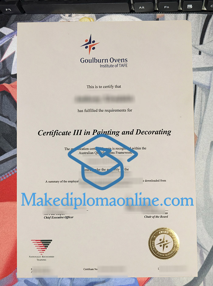 GOTAFE Certificate