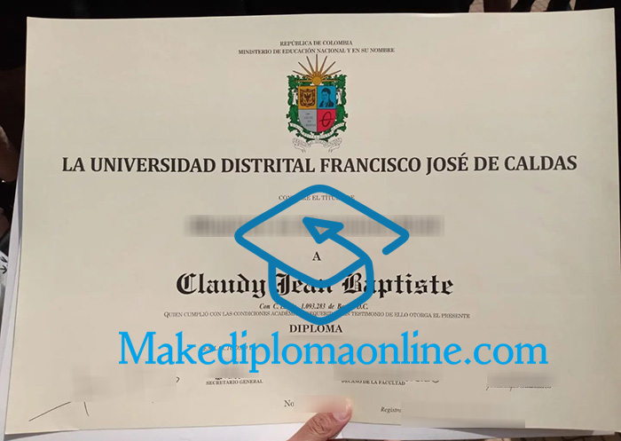 Francisco José de Caldas District University Diploma