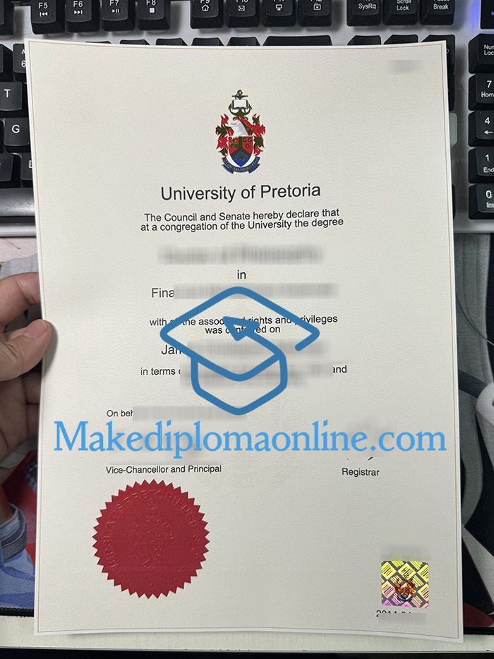 University of Pretoria Diploma