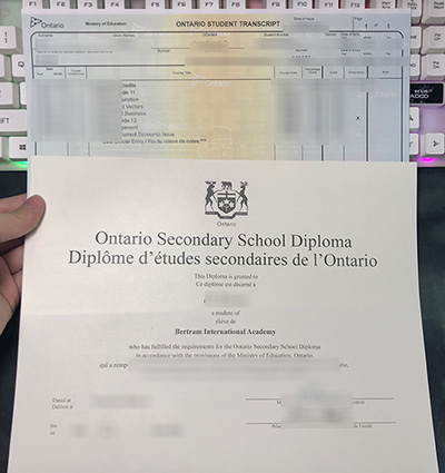 Ontario Secondary School Transcript