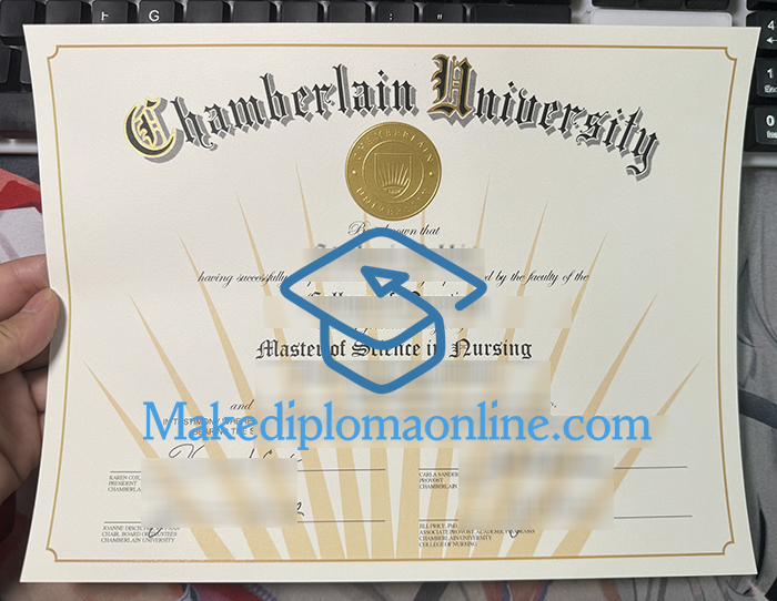 Chamberlain University Diploma