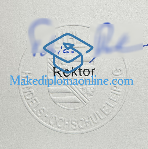 HHL Urkunde seal HHL Urkunde seal