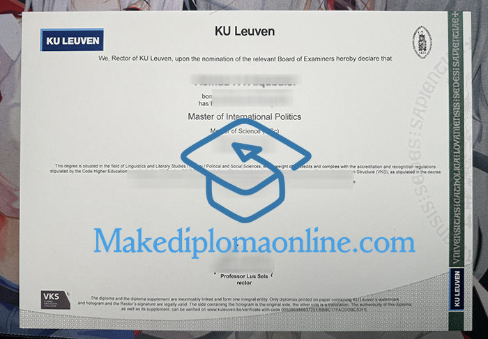 KU Leuven Diploma