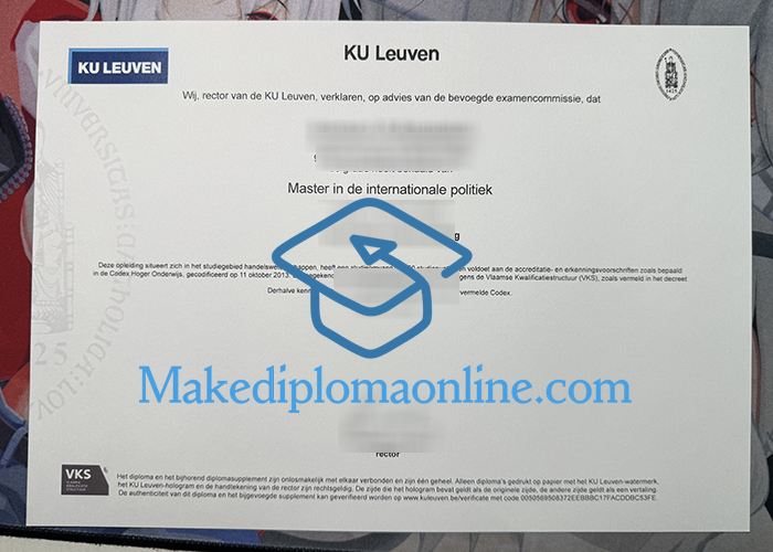 KU Leuven Diploma