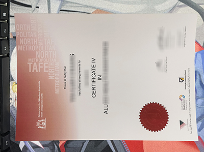 North Metropolitan TAFE Certificate