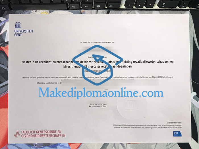 Universiteit Gent Diploma