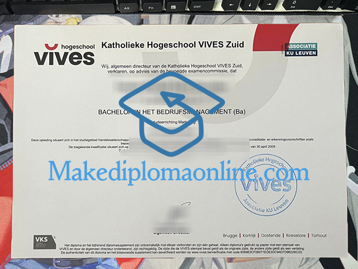 Hogeschool VIVES Diploma